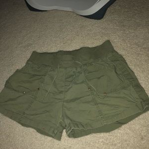 green shorts